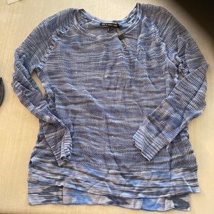 Rag & Bone open knit top in blue jean XS